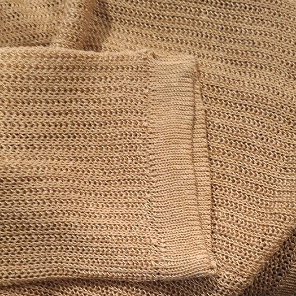 J. Jill Tan Crew Neck Sweater with Textured Knit - Picture 5 of 5